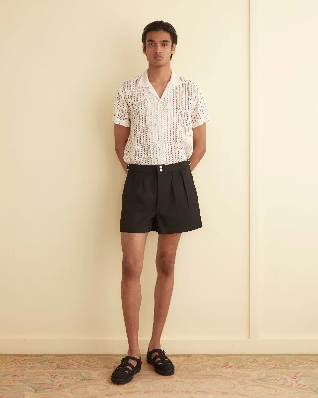 Twill Snap Shorts Refined Men's Velvet