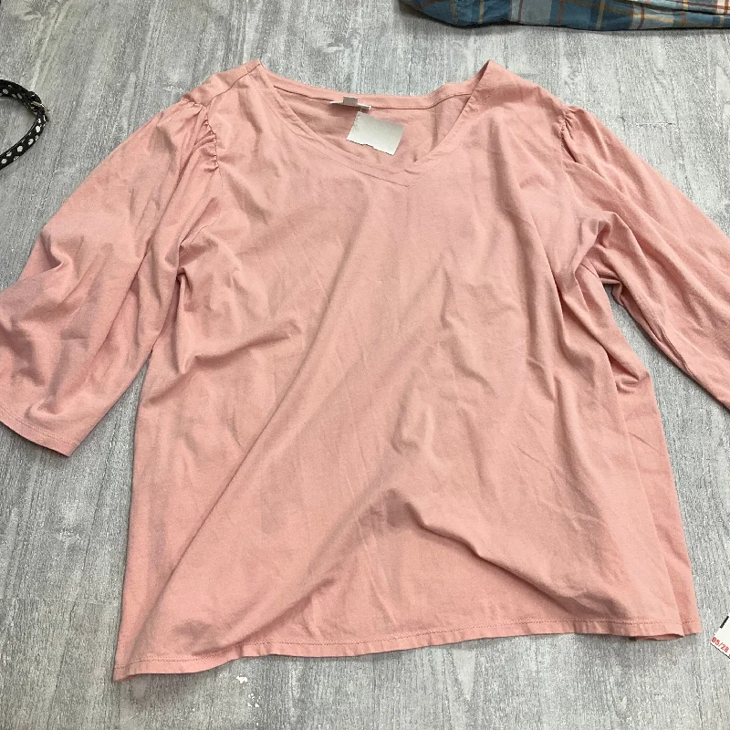 Top Long Sleeve By J. Jill In Pink, Size: Xl Unique Men's Patch