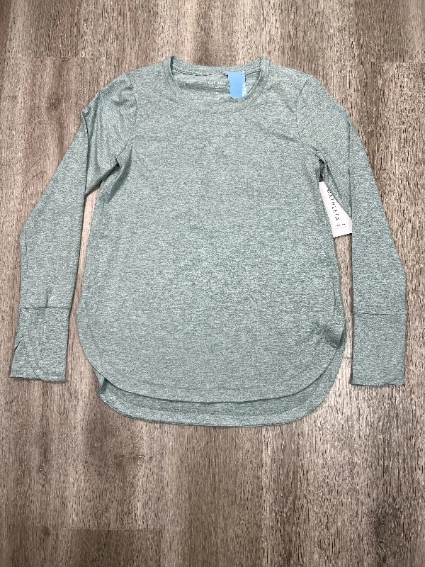 Athletic Top Long Sleeve Crewneck By Athleta In Green, Size: M Sporty Men's Tennis