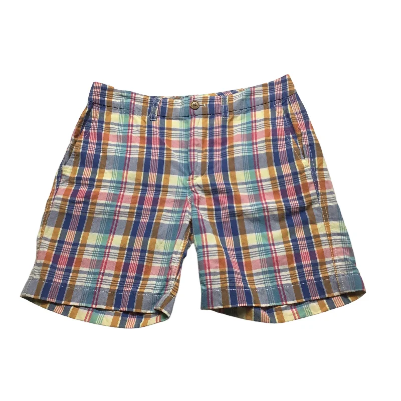 Plaid Pattern Shorts J. Crew, Size 2 Masculine Men's Thick