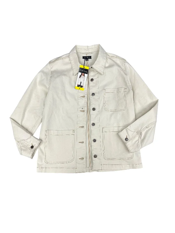 Jacket Other By Well Worn In Cream, Size: S Relaxed Men's Beach