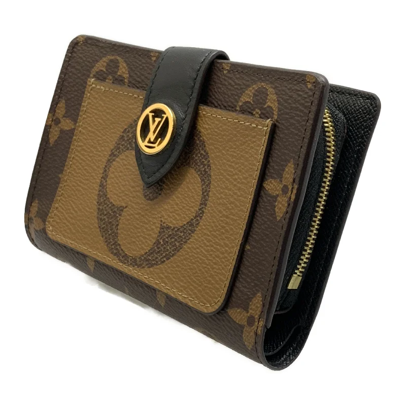 LOUIS VUITTON/Bifold Wallet/Brown/All Over Print/PORTEFEUILLE JULIETTE_MONOGRAM REVERSE/M69432 Monochromatic All