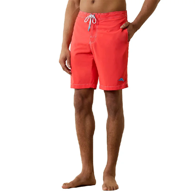 Tommy Bahama 9-Inch Baja Cove Boardshorts - Zanzibar Red Relaxed Men's Australian 