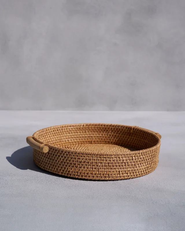 Rattan tray Bohemian Men's Free