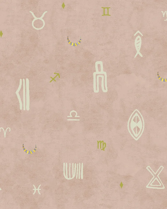 Indus Moon Wallpaper - Blush Bold Men's Statement